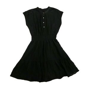 Rails Black Sleeveless A-Line Mini Dress - size small